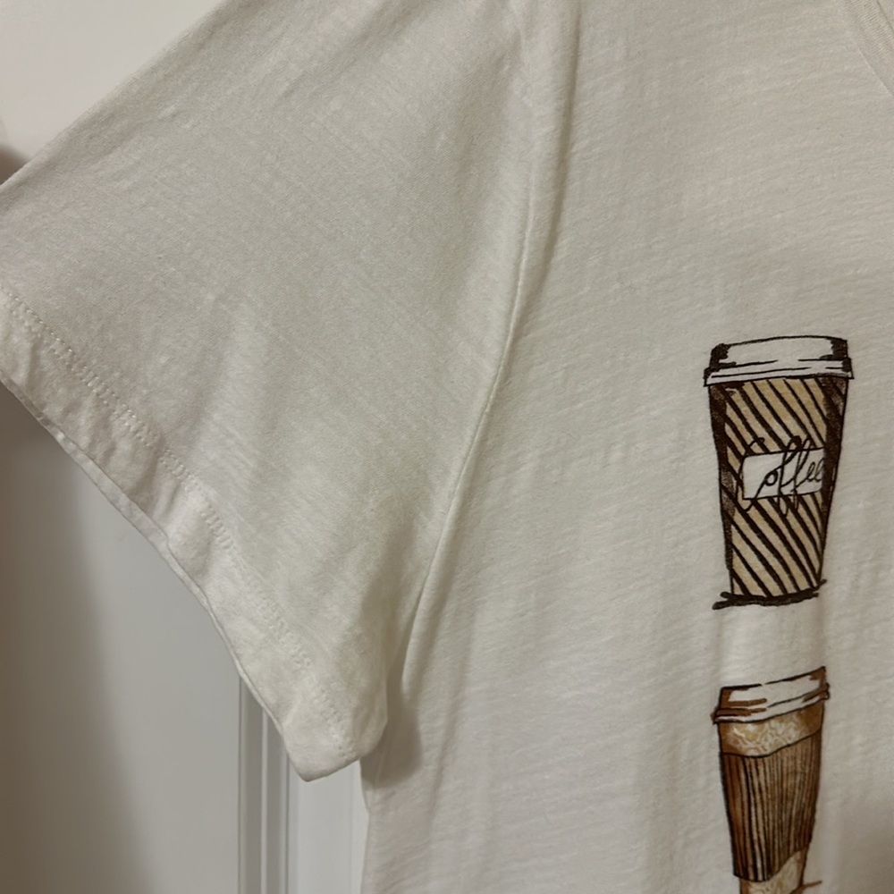 J. Crew White Graphic Collector Tee - Picture 4 of 5